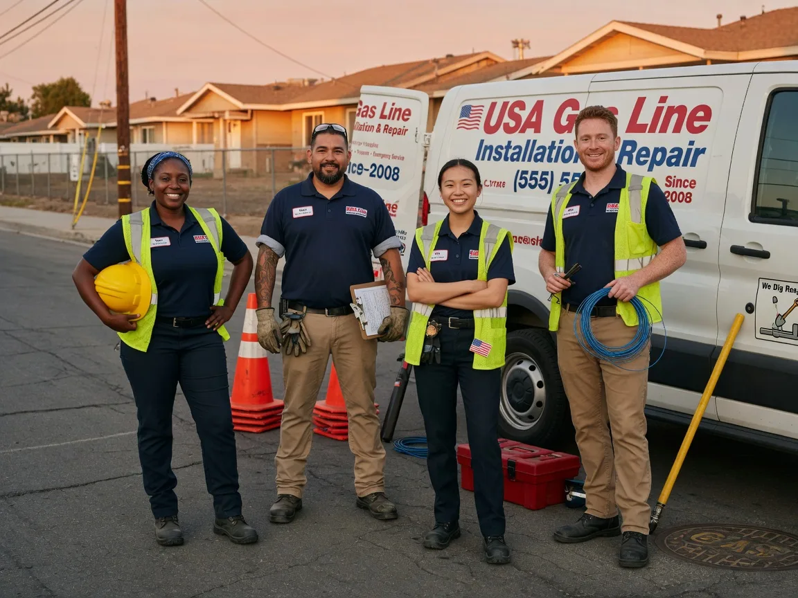 Gas Line Installation company in Little Meadows, PA